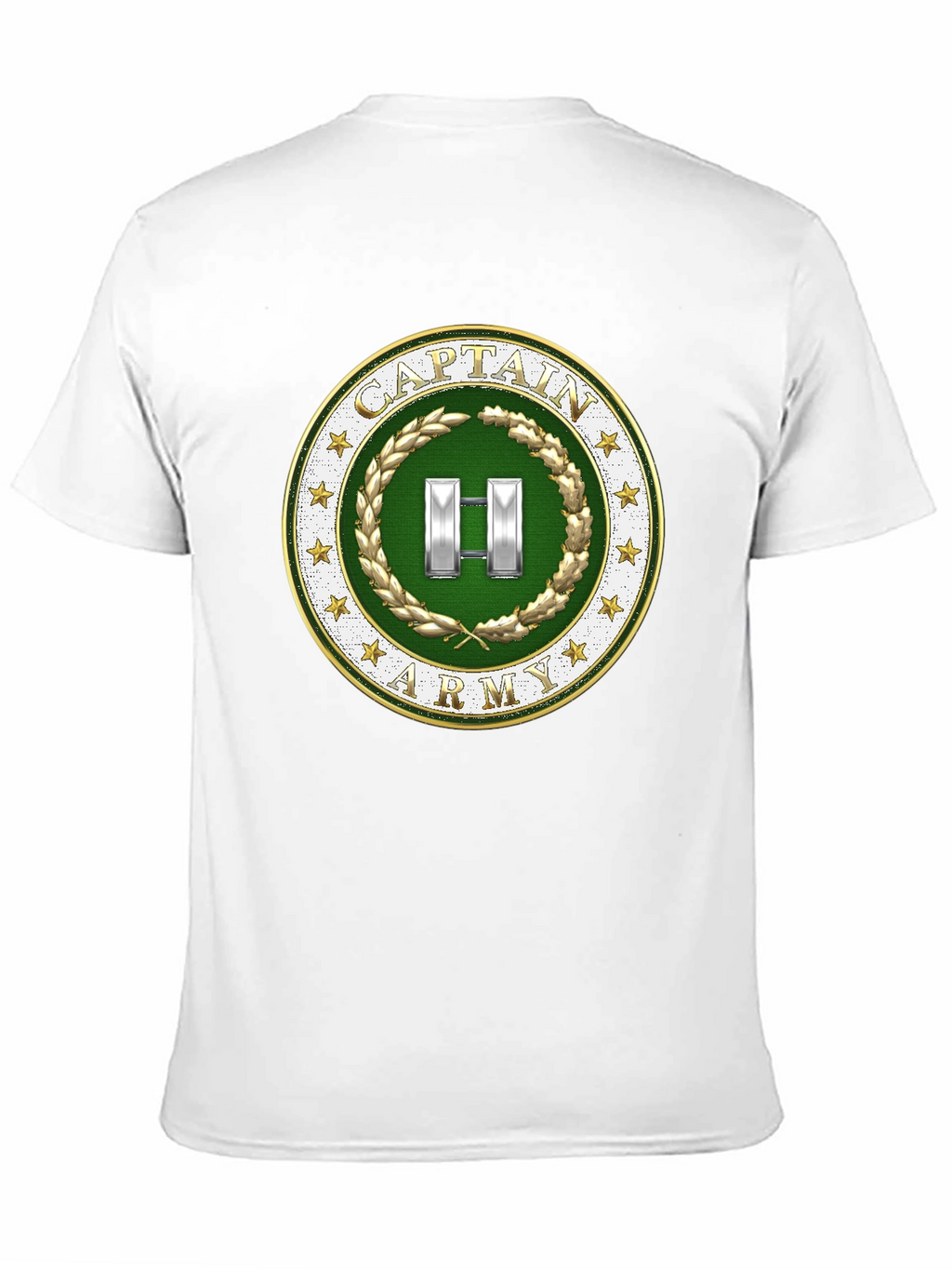 Captain Army T-Shirt - Military Rank Symbol Tee