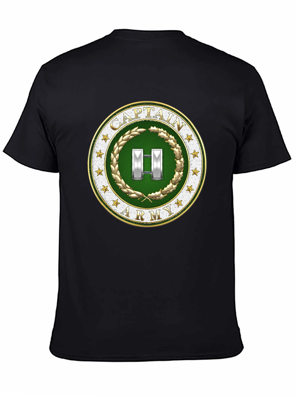 Captain Army T-Shirt - Military Rank Symbol Tee
