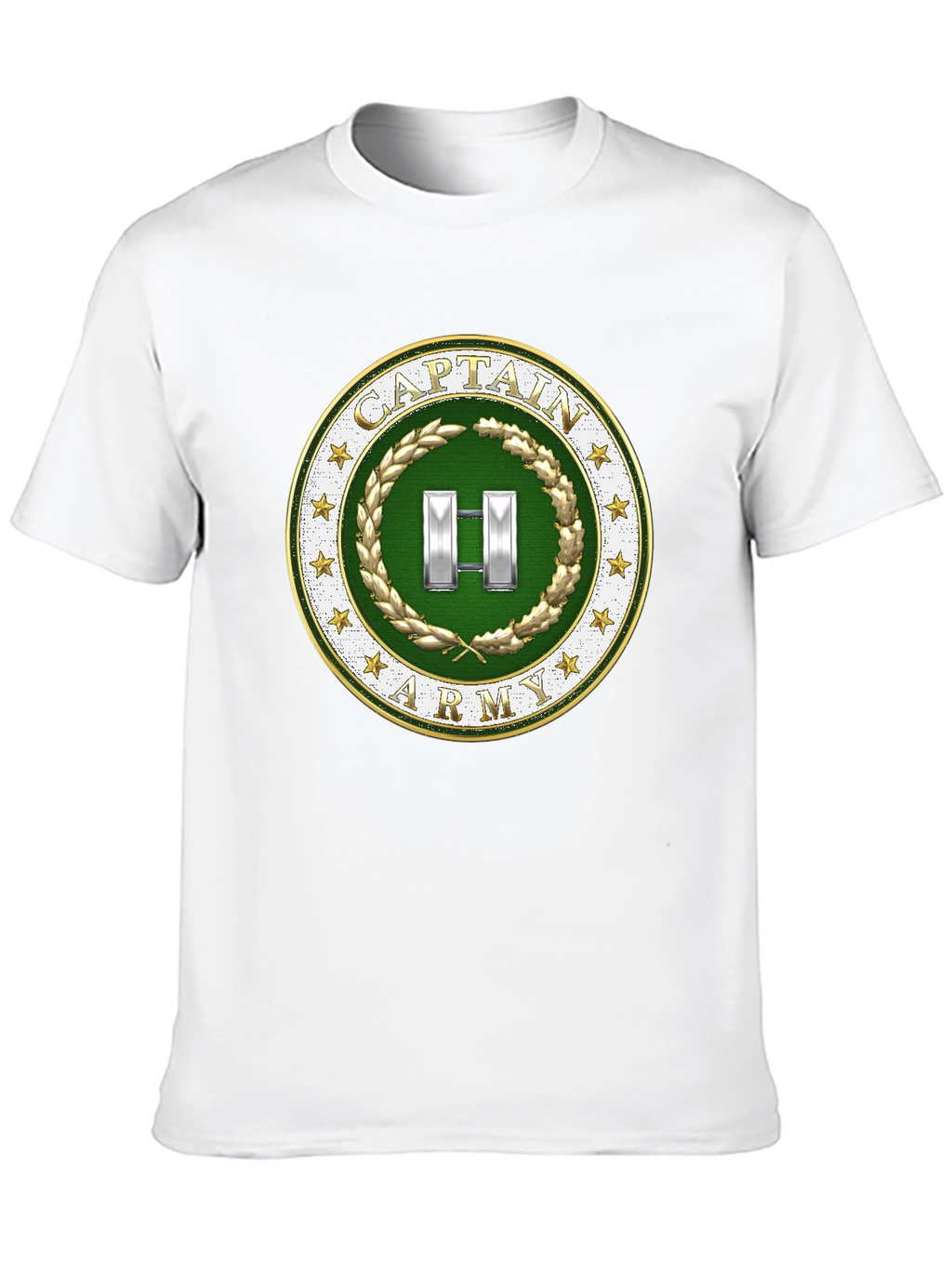 Captain Army T-Shirt - Military Rank Symbol Tee