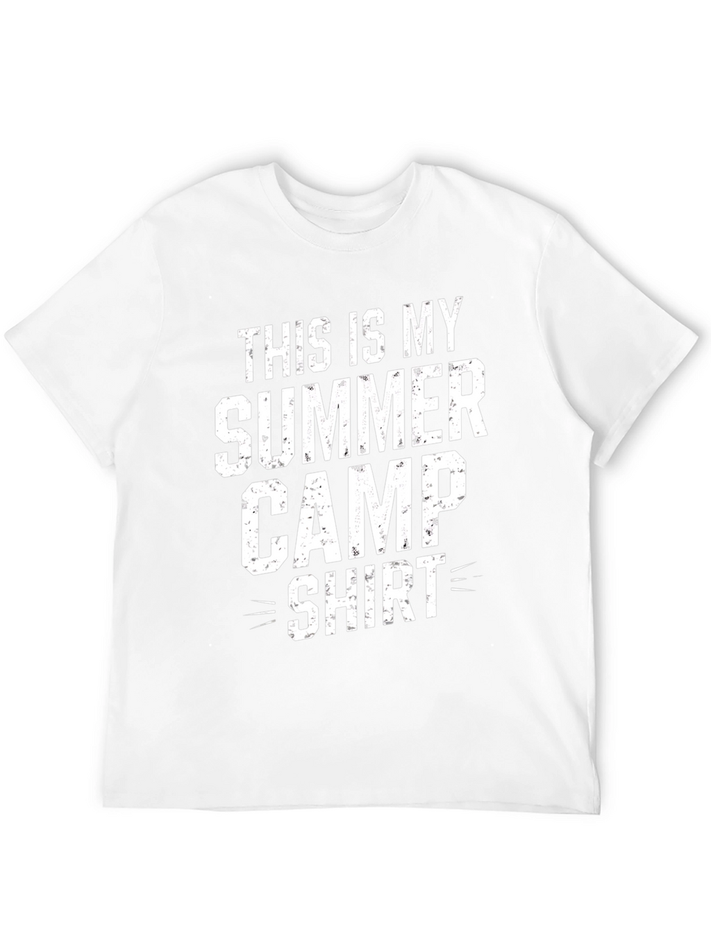 Summer Camp Shirt - Black Cotton Tee