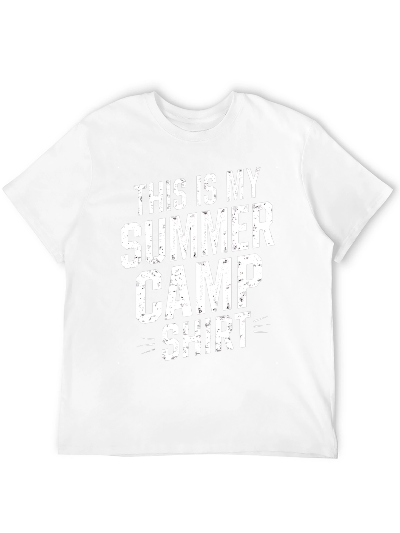Summer Camp Shirt - Black Cotton Tee