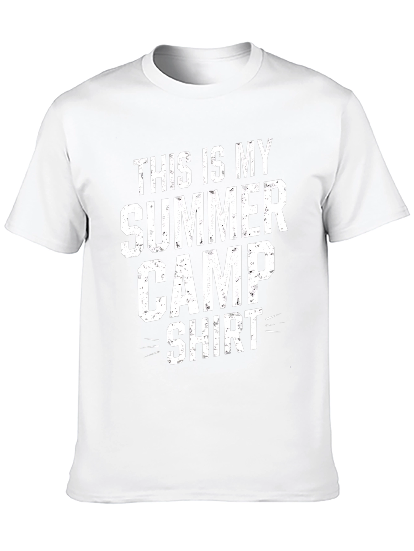 Summer Camp Shirt - Black Cotton Tee
