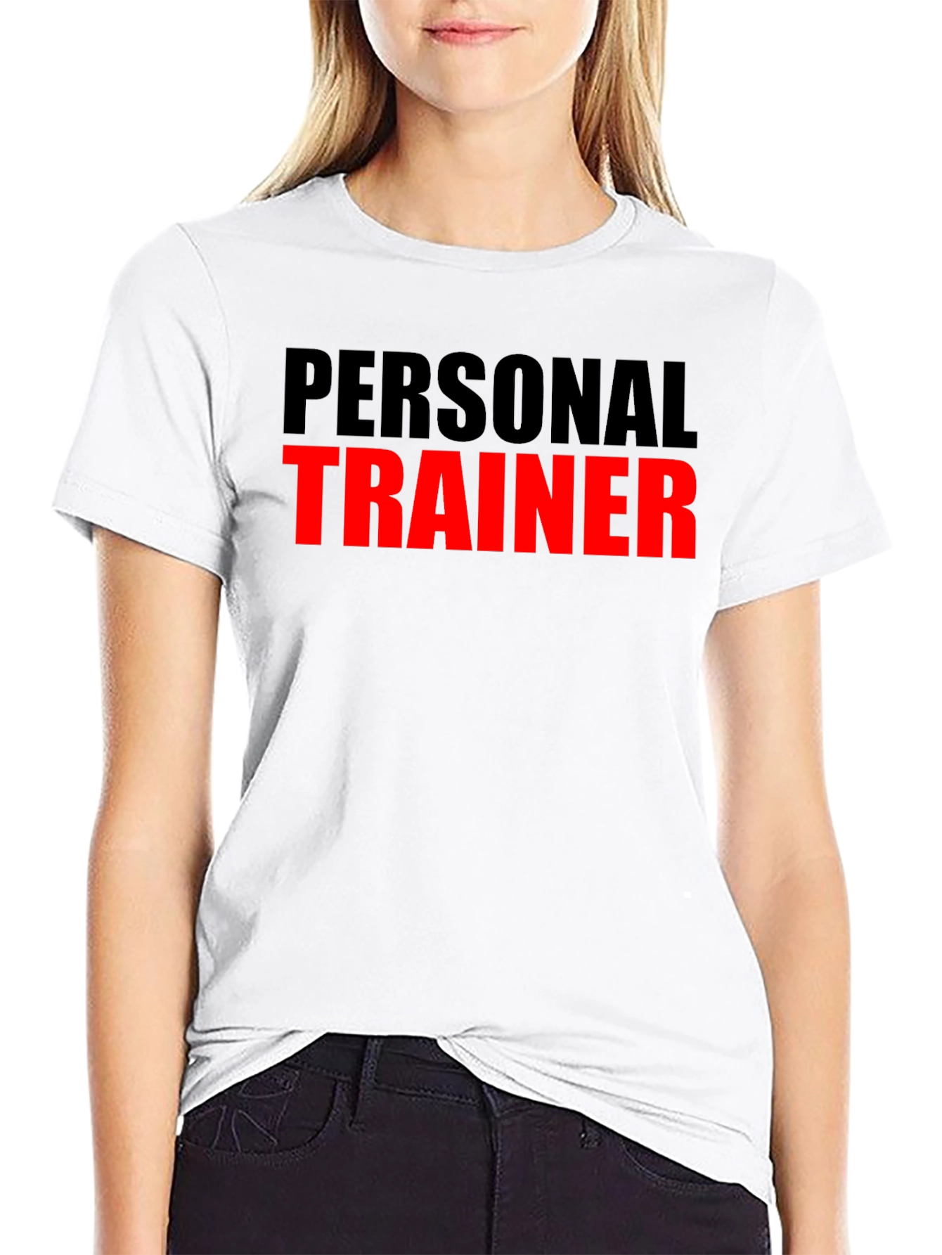Personal Trainer T-Shirt - Black Cotton Blend