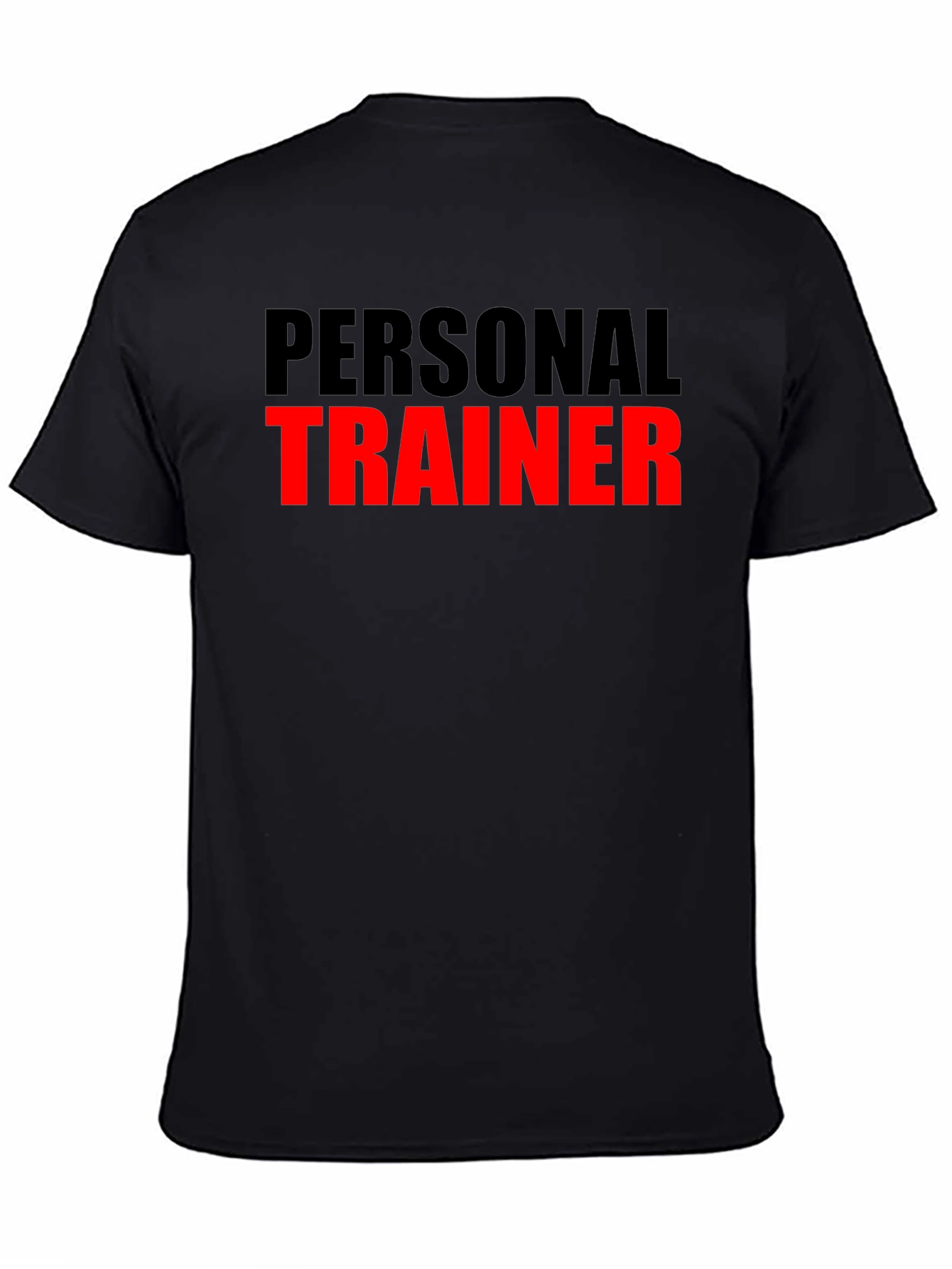 Personal Trainer T-Shirt - Black Cotton Blend