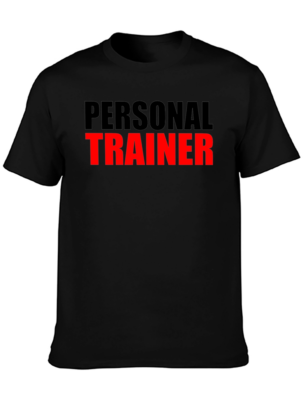 Personal Trainer T-Shirt - Black Cotton Blend