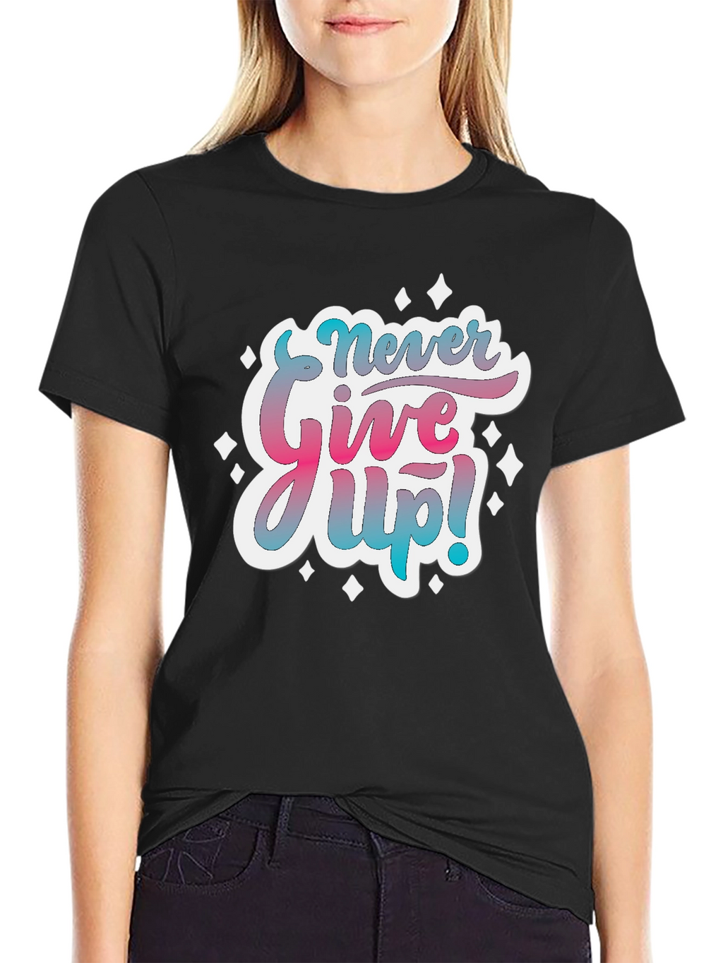 Never Give Up! Graphic T-Shirt