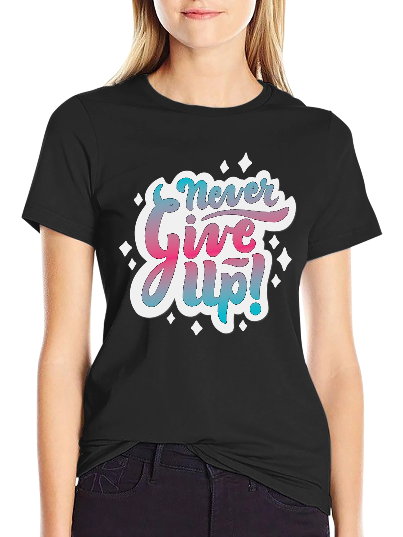 Never Give Up! Graphic T-Shirt