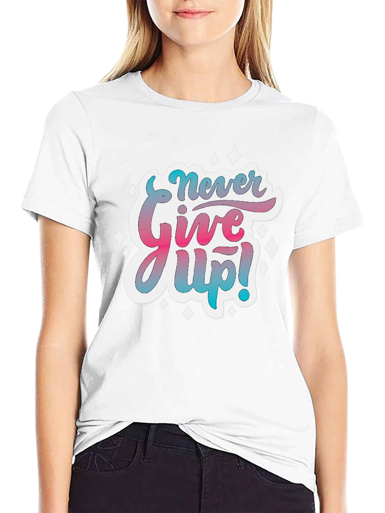 Never Give Up! Graphic T-Shirt