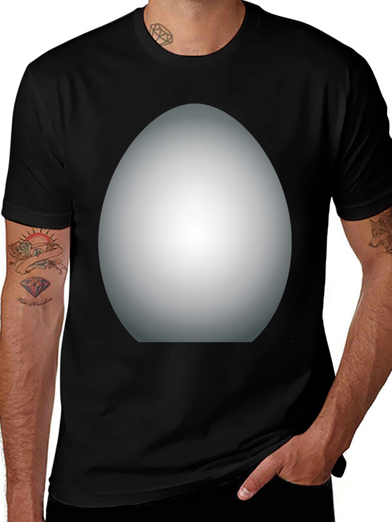 Egg-cellent Black T-Shirt