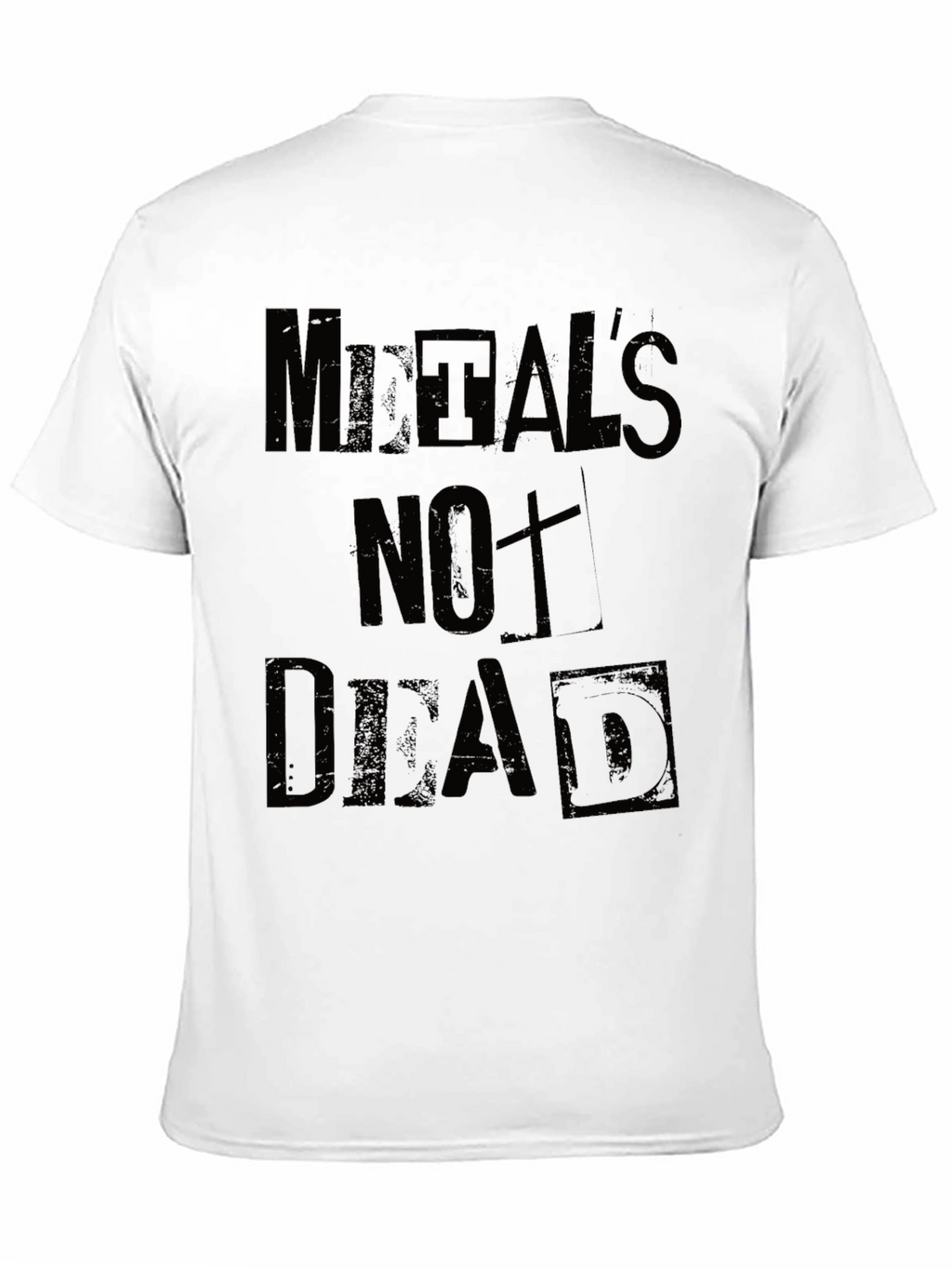 Metals Not Dead Black Graphic T-Shirt