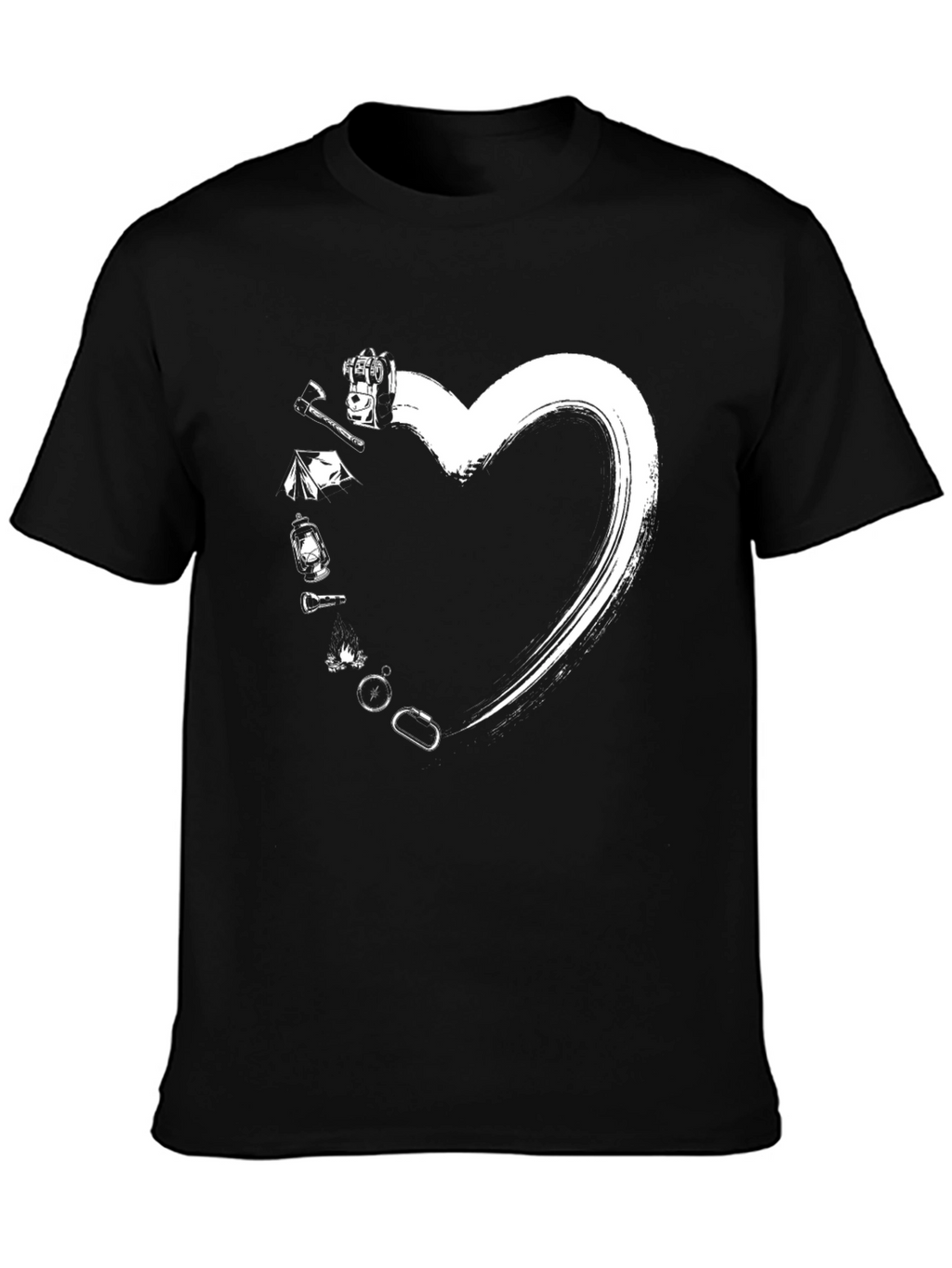 Camping Heart Graphic Tee