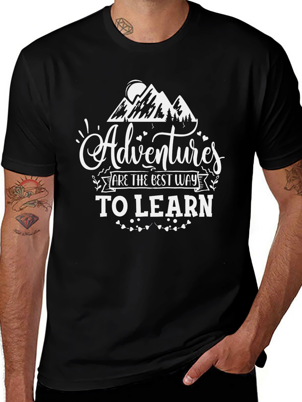 Adventure Seeker Black T-Shirt