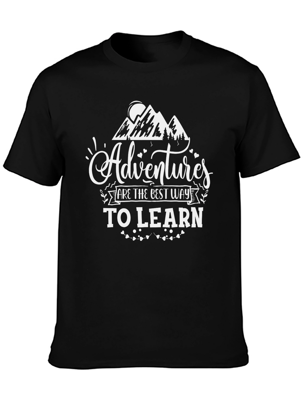 Adventure Seeker Black T-Shirt