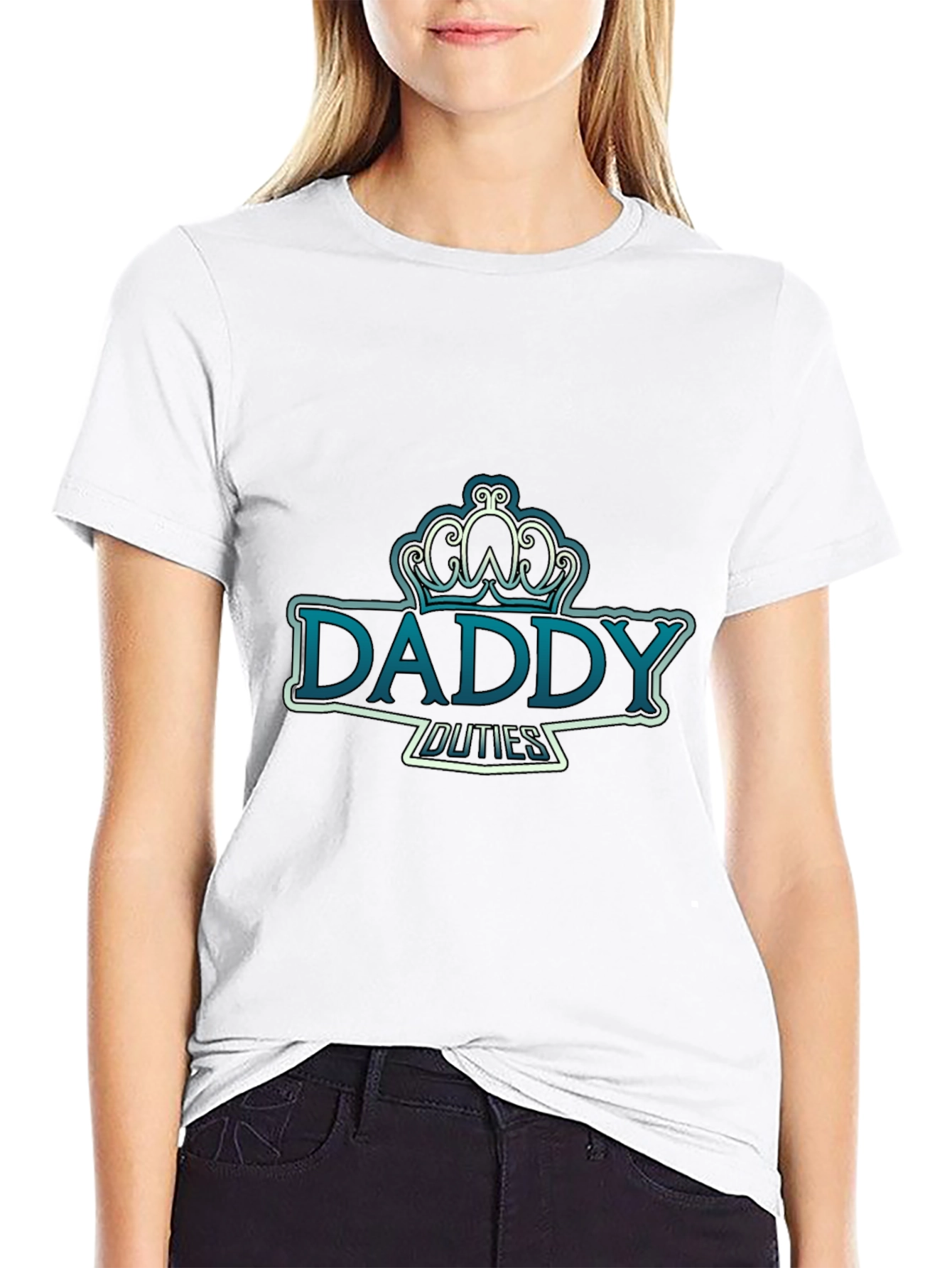 Daddy Duties Graphic Tee - Black Casual T-Shirt