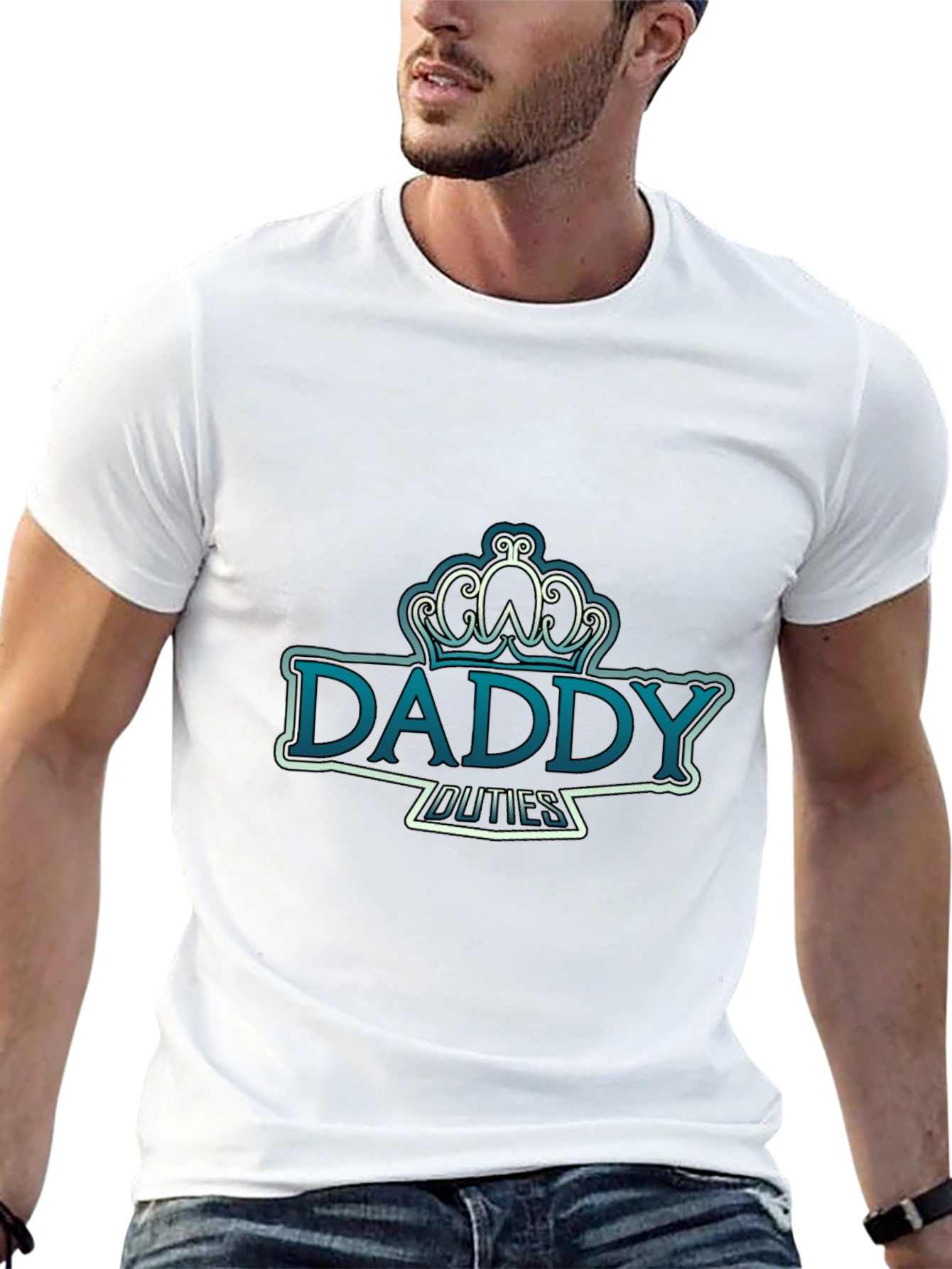 Daddy Duties Graphic Tee - Black Casual T-Shirt