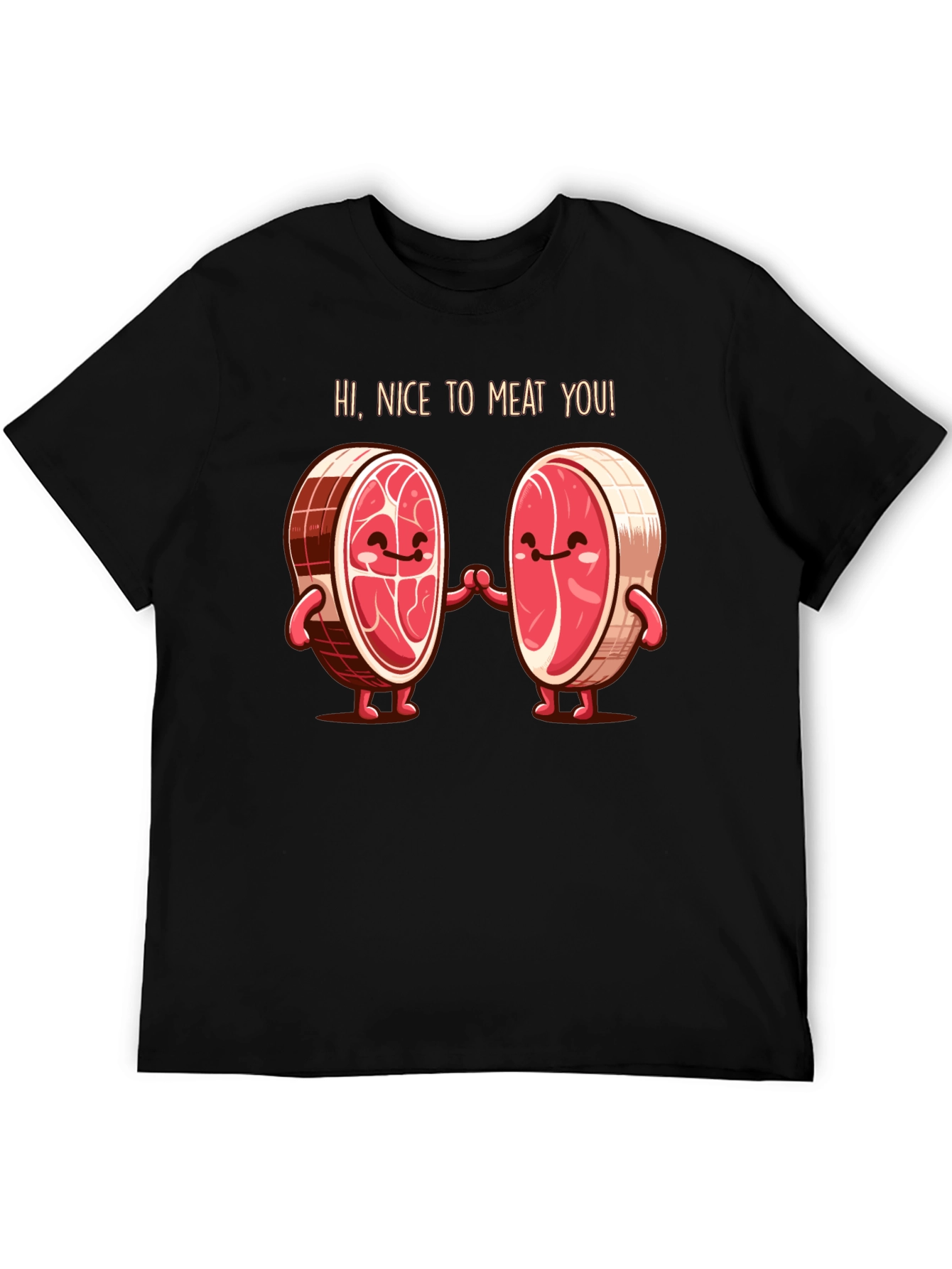 Funny Nice To Meat You Graphic T-Shirt