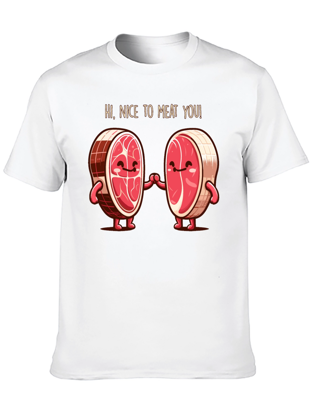 Funny Nice To Meat You Graphic T-Shirt