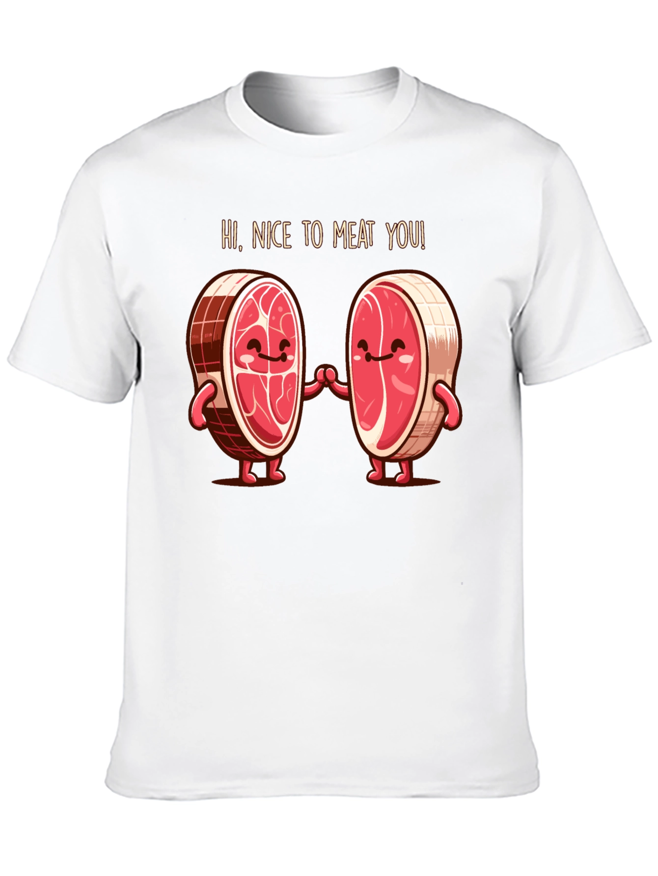 Funny Nice To Meat You Graphic T-Shirt