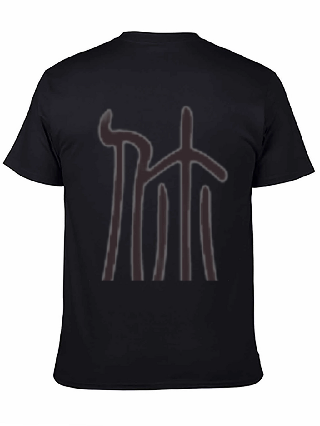 Abstract Graphic Print Tee - Casual Style