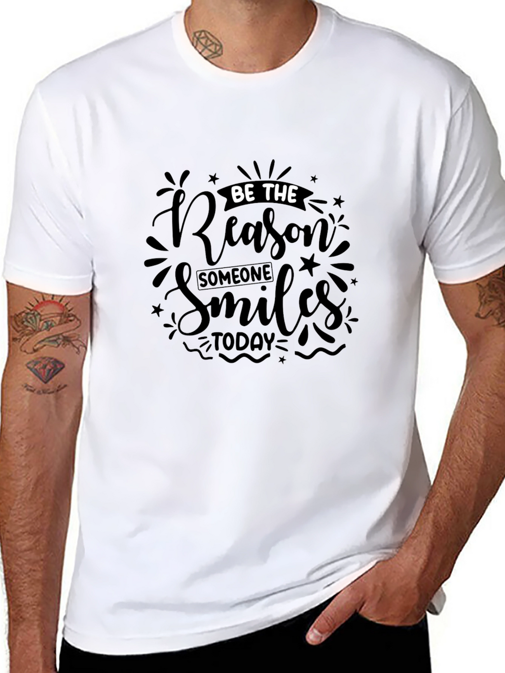 Be The Reason Smiles T-Shirt - Black