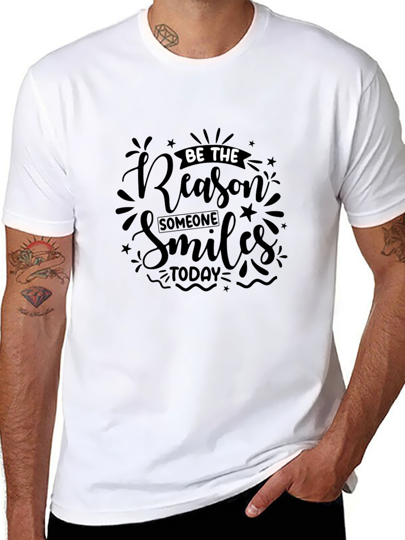 Be The Reason Smiles T-Shirt - Black
