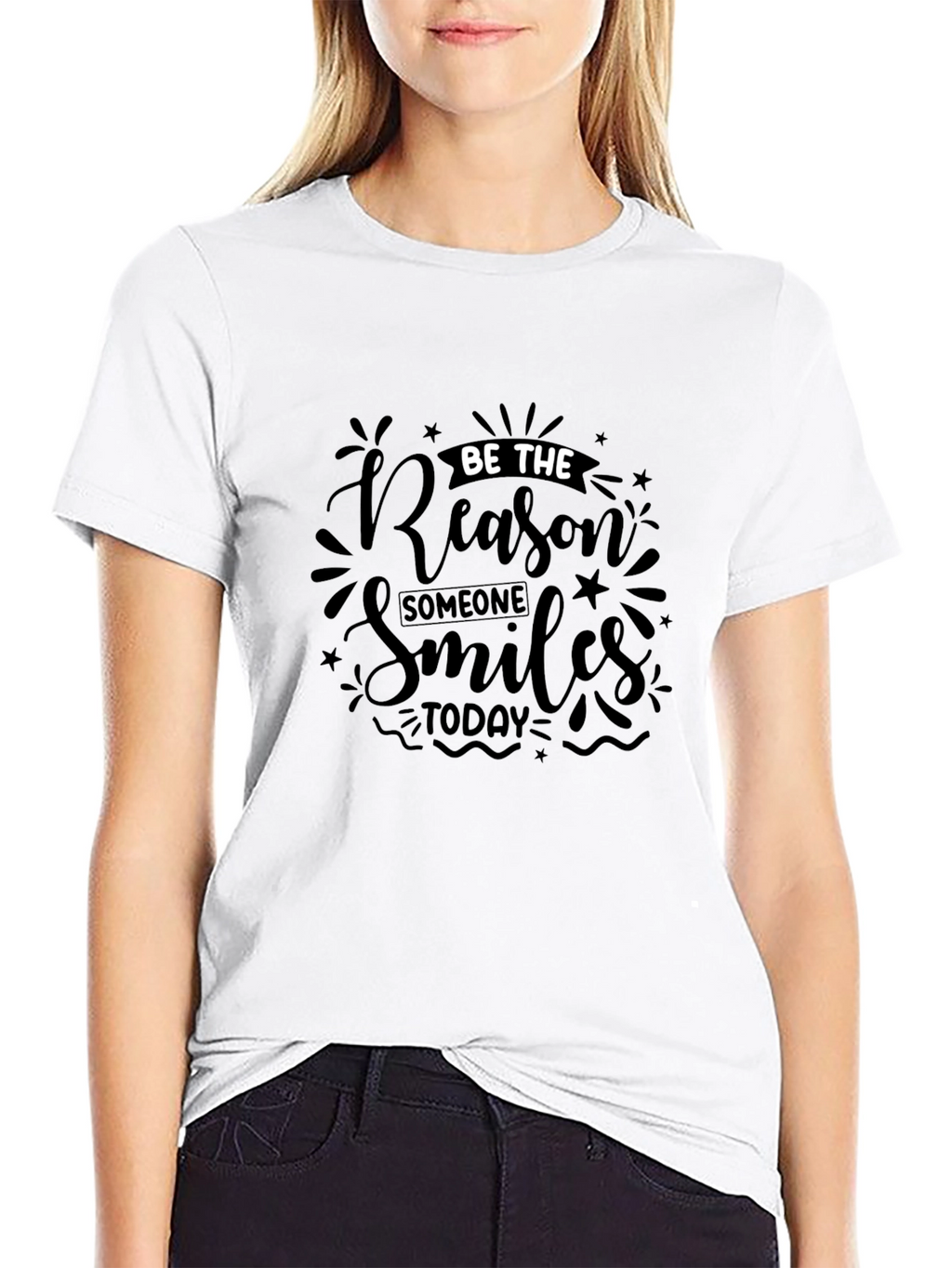 Be The Reason Smiles T-Shirt - Black