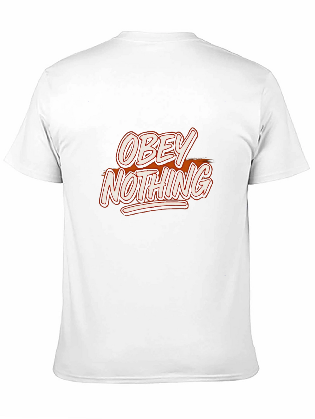 Obey Nothing Graphic Print Black T-Shirt
