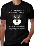 Schnauzer Silence Suspicious T-Shirt
