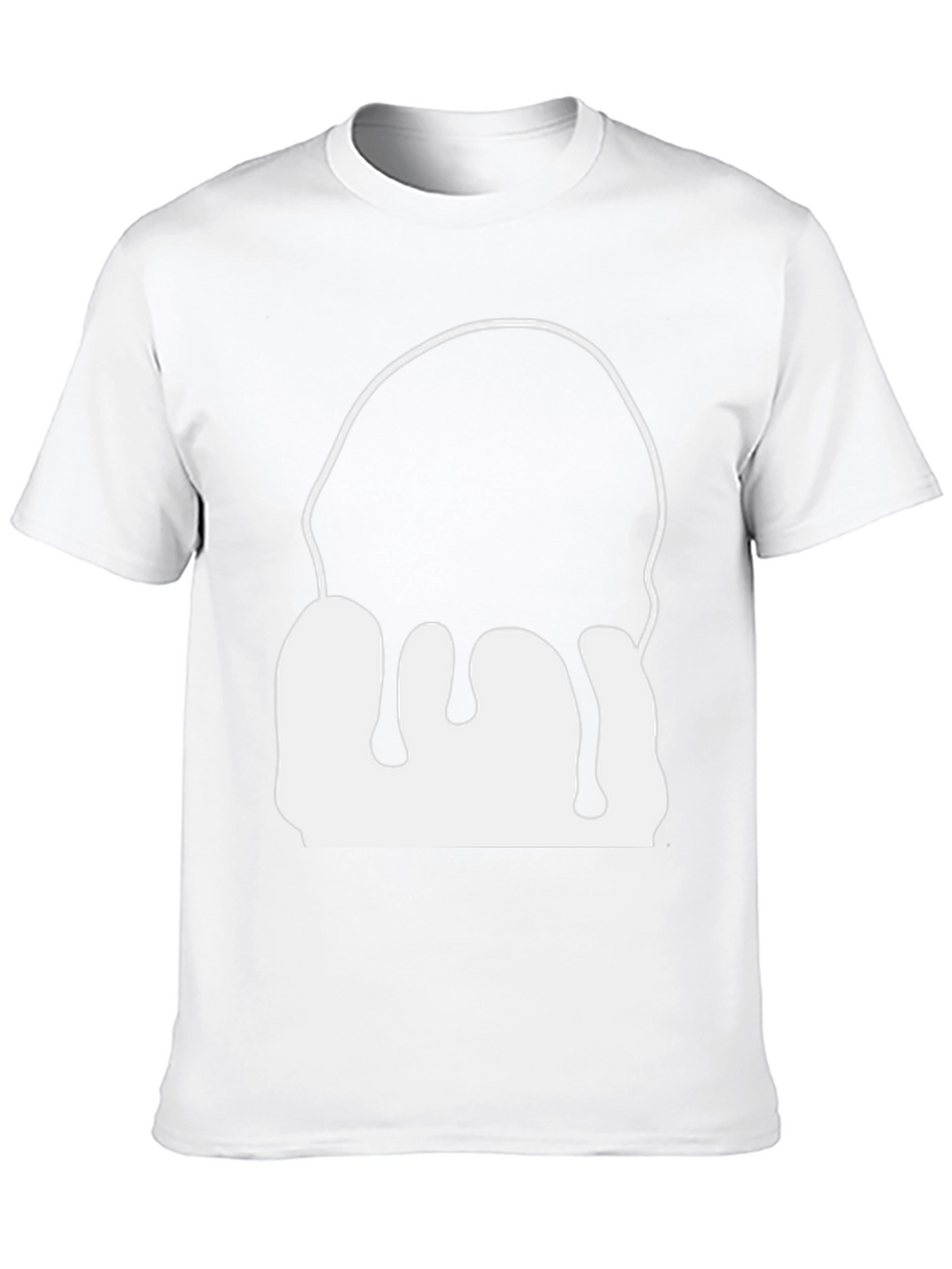 Dripping Graphic Black T-Shirt - Modern Style