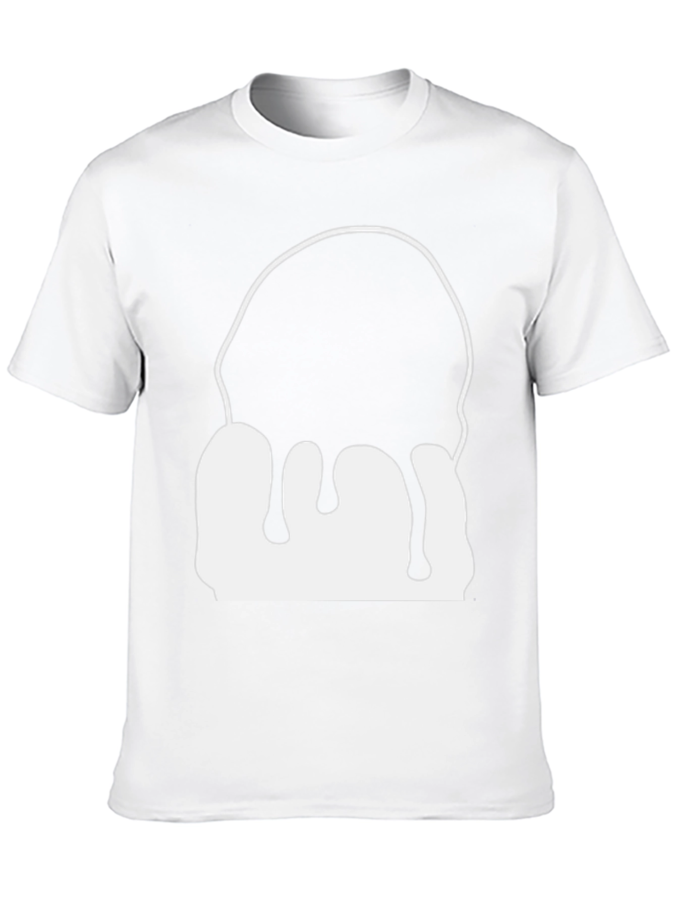 Dripping Graphic Black T-Shirt - Modern Style