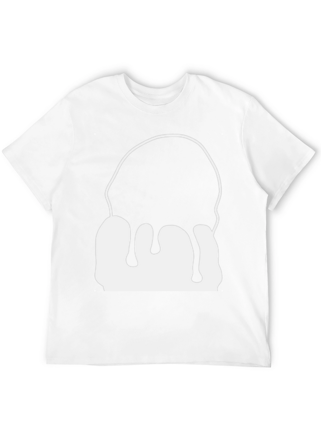 Dripping Graphic Black T-Shirt - Modern Style