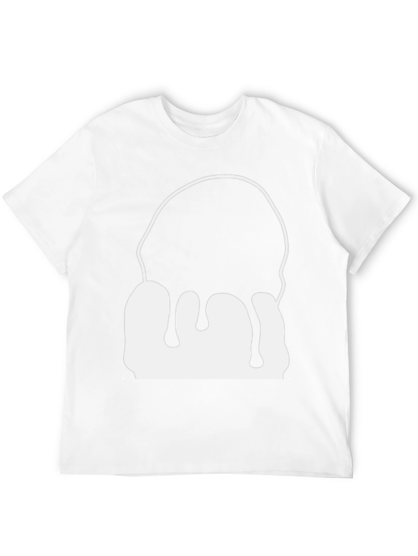 Dripping Graphic Black T-Shirt - Modern Style