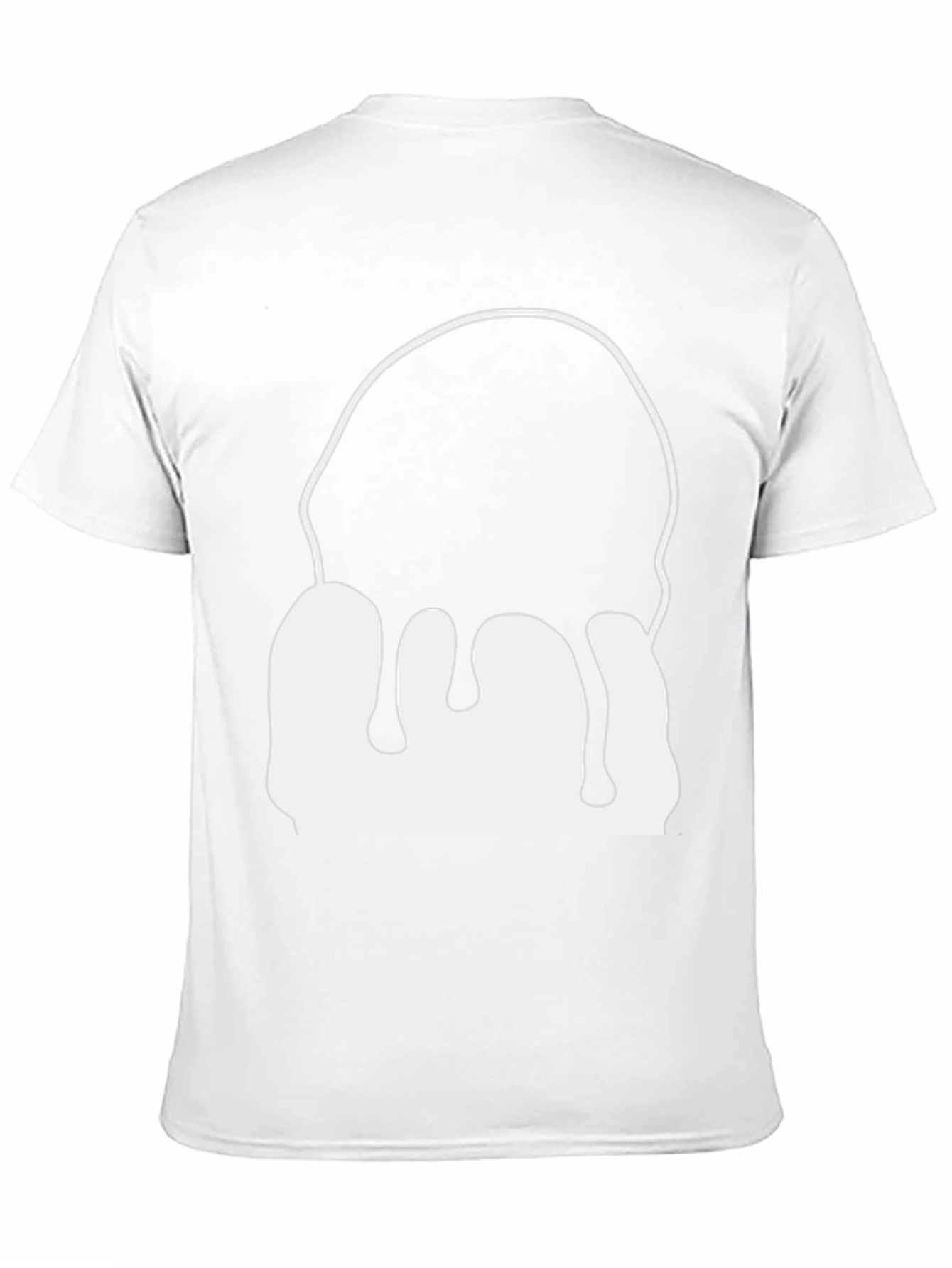 Dripping Graphic Black T-Shirt - Modern Style
