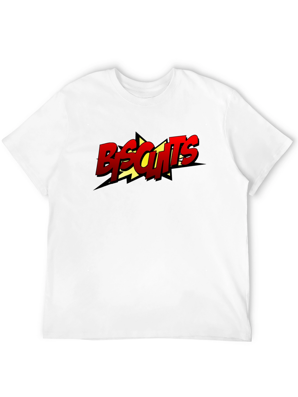 Biscuits Graphic Tee - Black Cotton T-Shirt