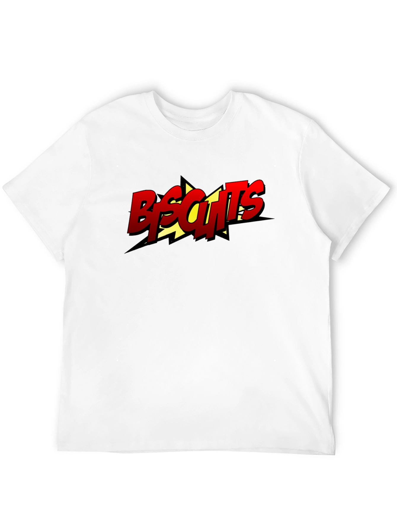 Biscuits Graphic Tee - Black Cotton T-Shirt