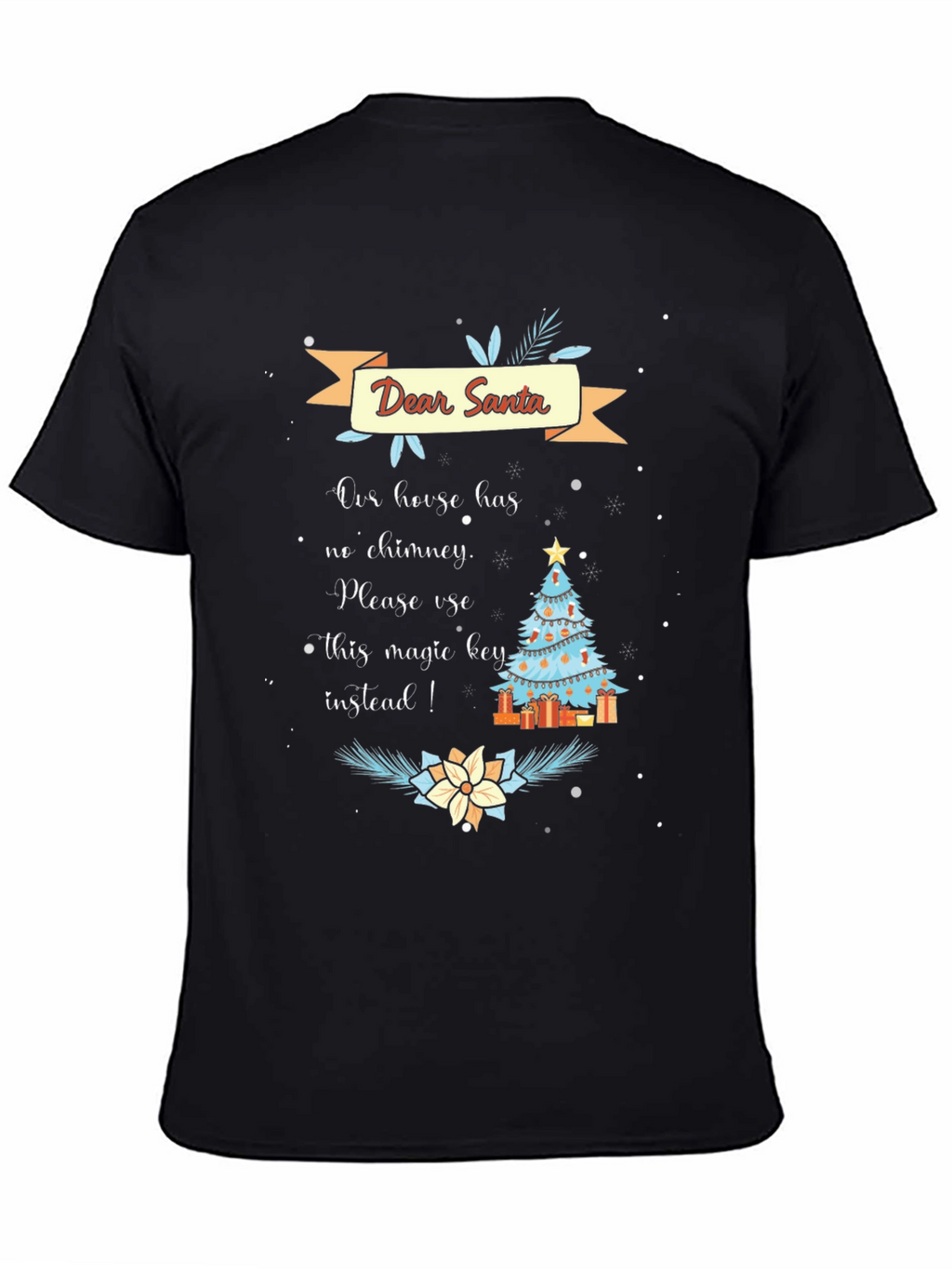 Dear Santa Magic Key Christmas T-Shirt