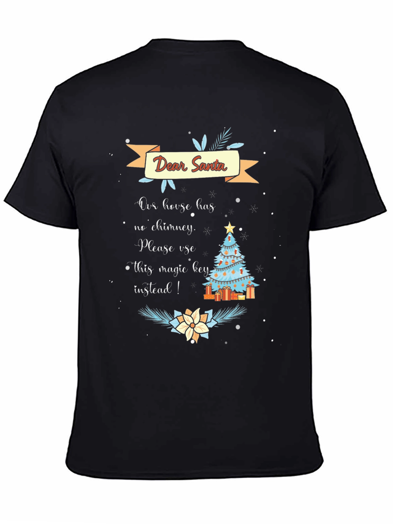 Dear Santa Magic Key Christmas T-Shirt