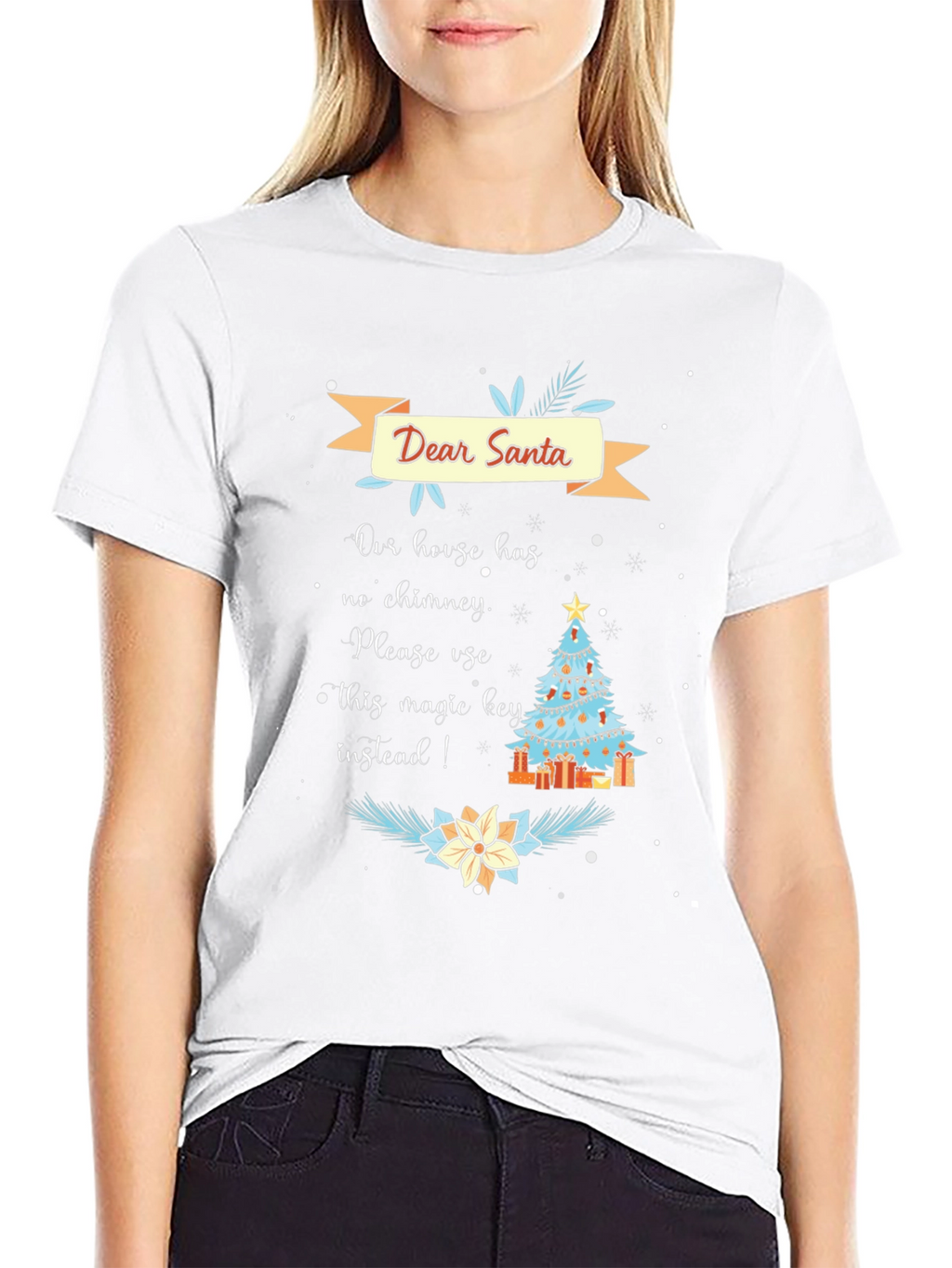 Dear Santa Magic Key Christmas T-Shirt