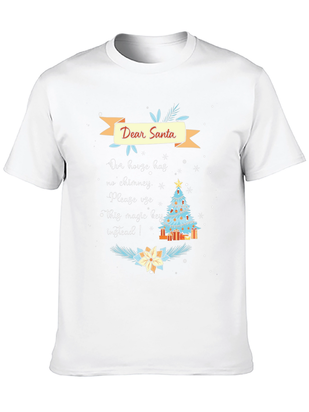 Dear Santa Magic Key Christmas T-Shirt