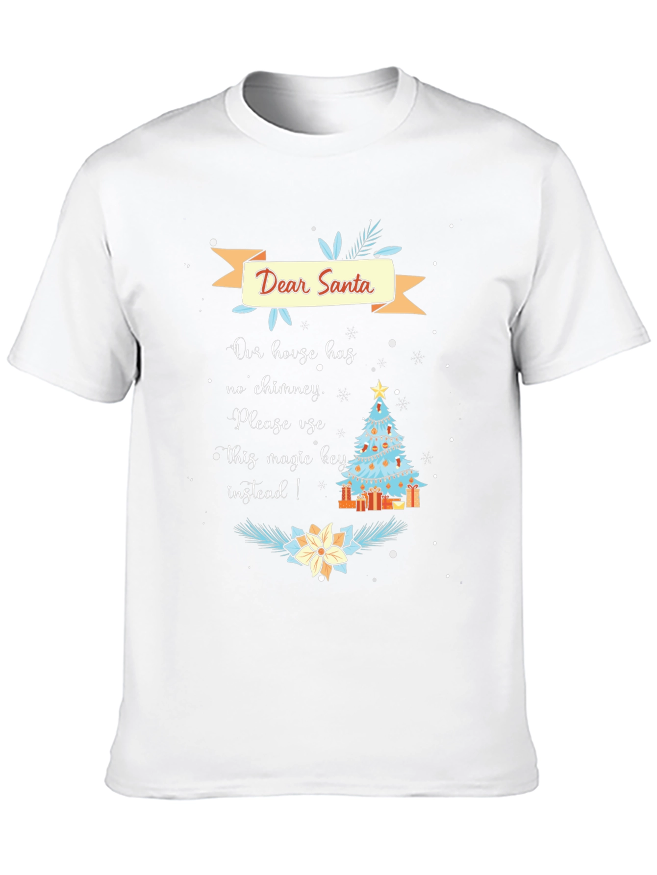 Dear Santa Magic Key Christmas T-Shirt
