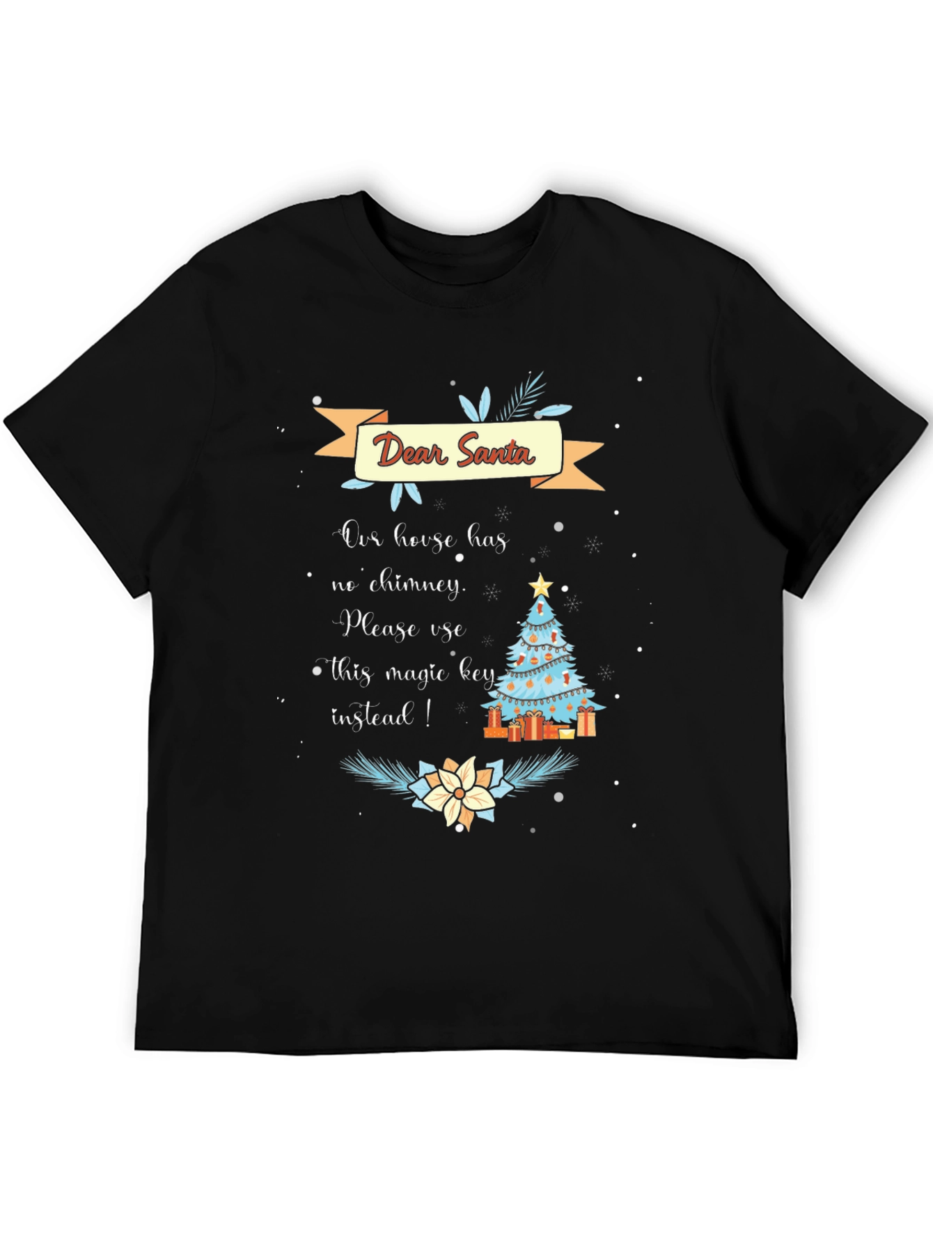 Dear Santa Magic Key Christmas T-Shirt