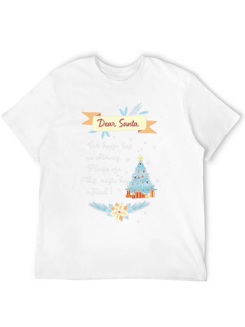 Dear Santa Magic Key Christmas T-Shirt