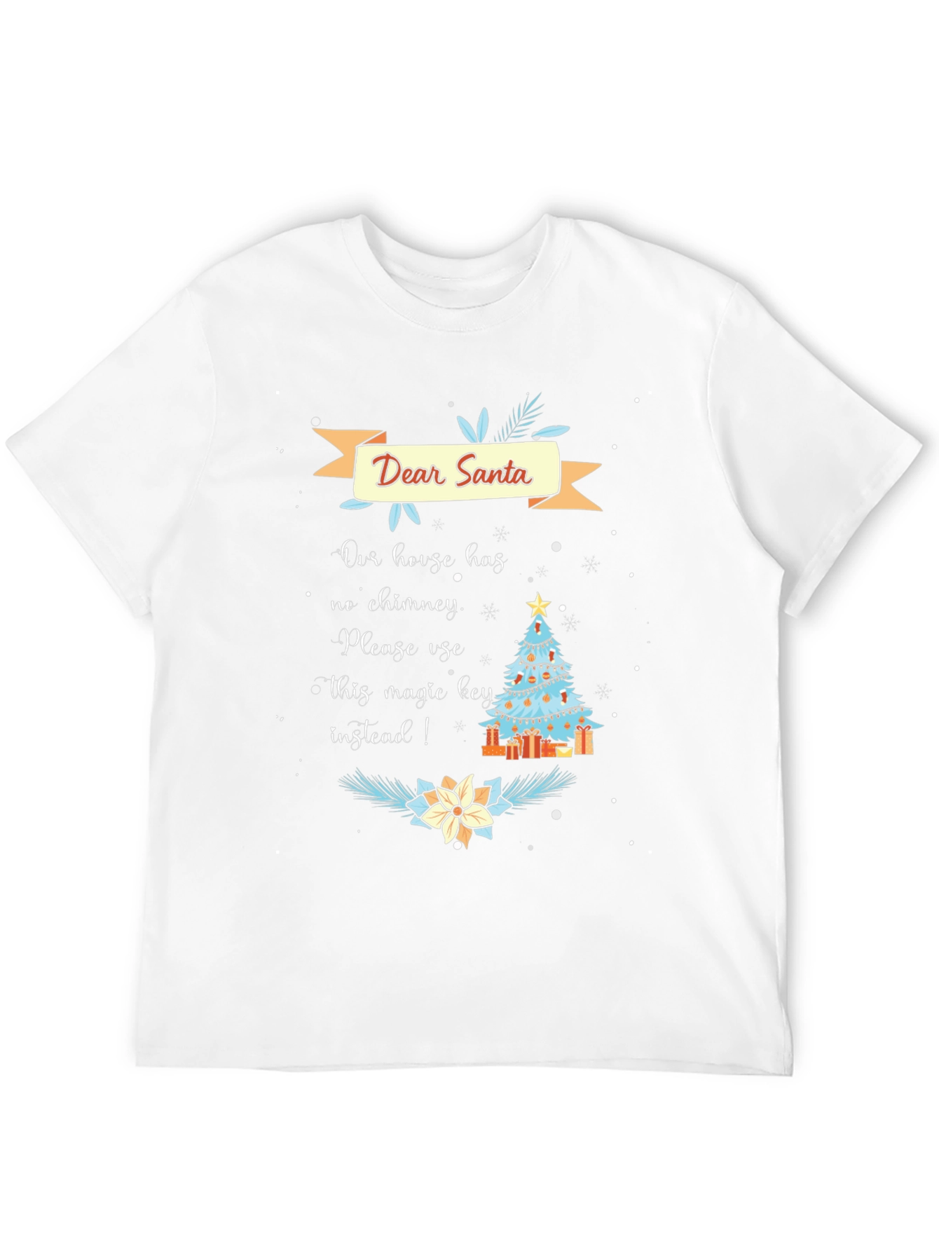 Dear Santa Magic Key Christmas T-Shirt