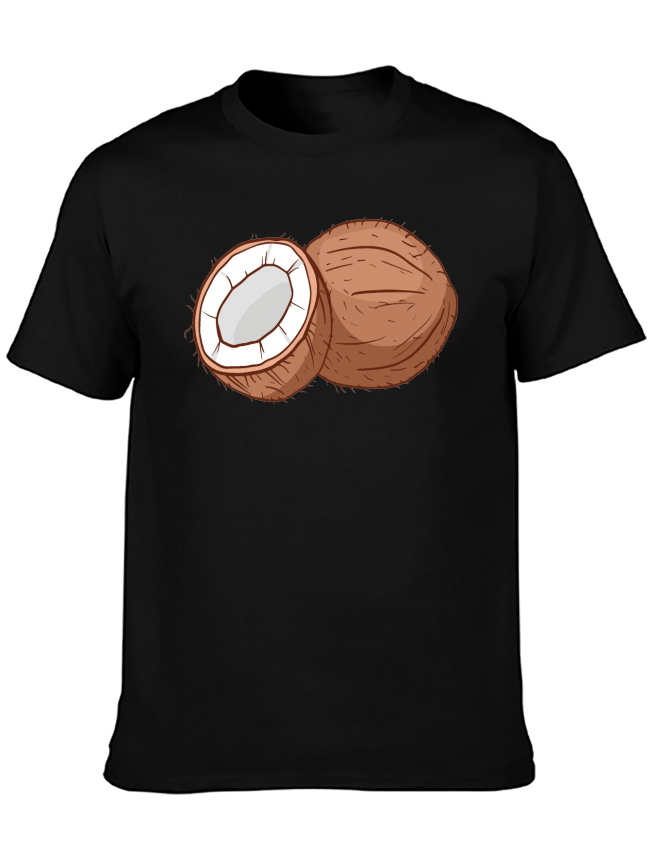 Coconut Graphic Tee - Tropical Fruit T-Shirt