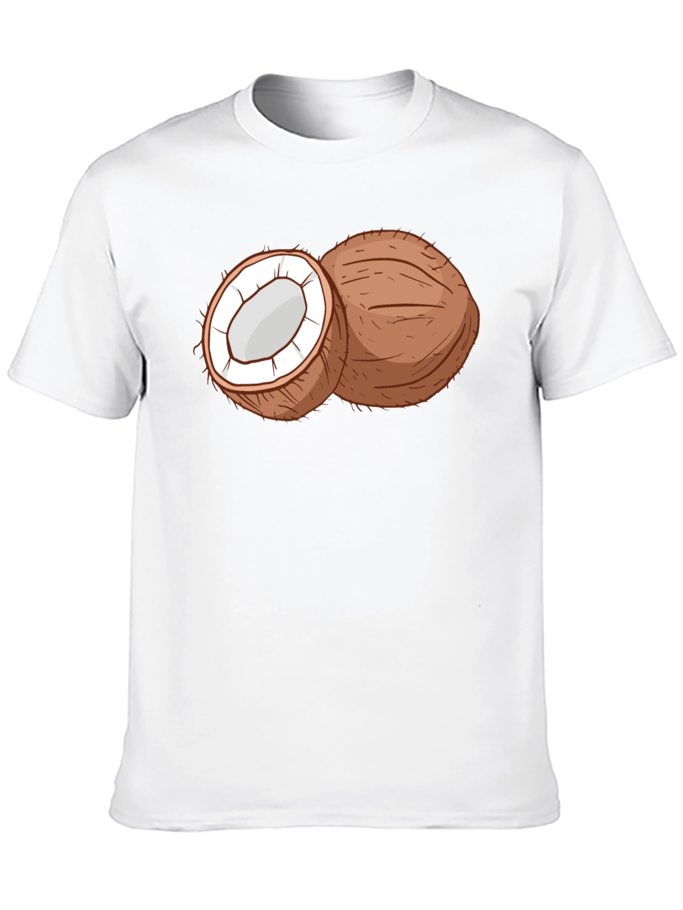 Coconut Graphic Tee - Tropical Fruit T-Shirt