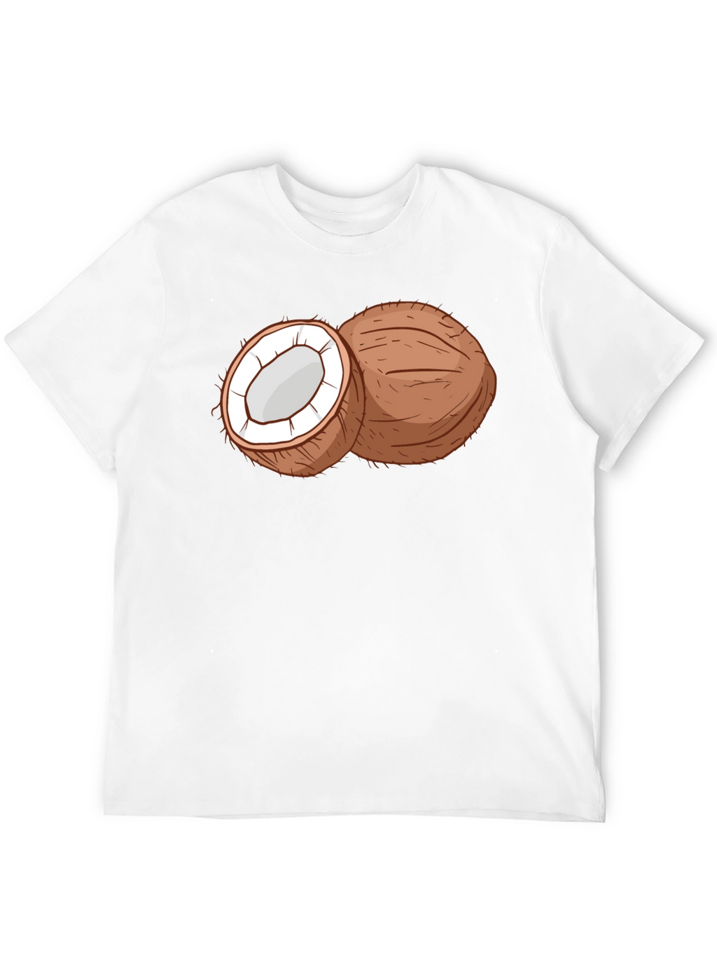 Coconut Graphic Tee - Tropical Fruit T-Shirt