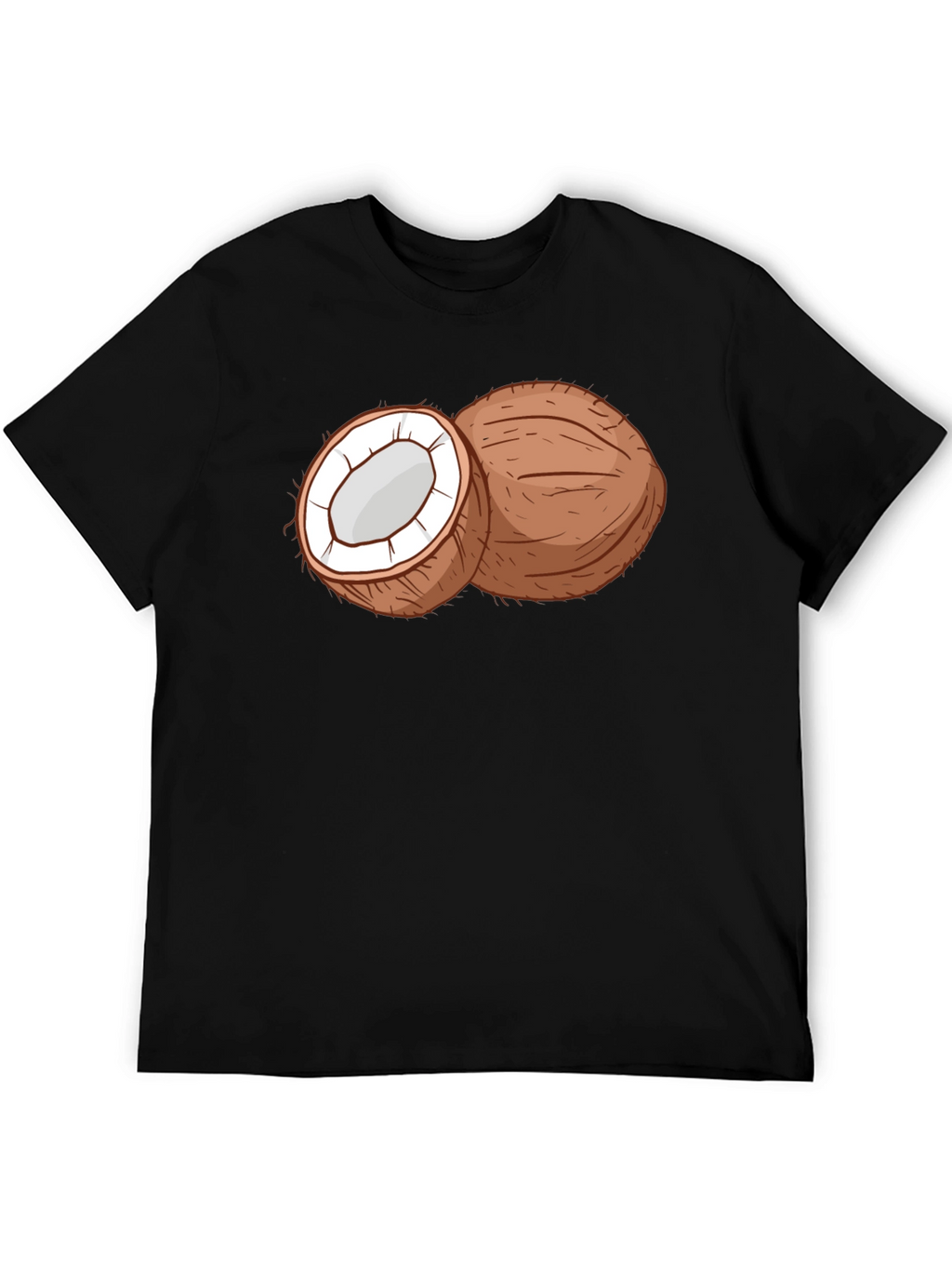 Coconut Graphic Tee - Tropical Fruit T-Shirt