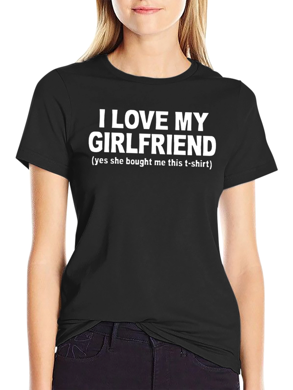 I Love My Girlfriend Graphic T-Shirt