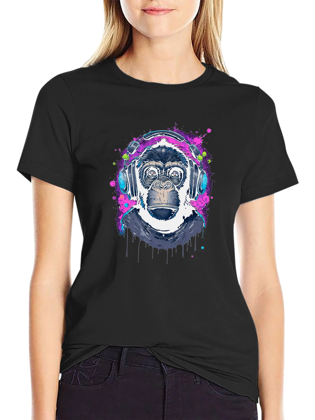Cool Ape DJ Graphic T-Shirt
