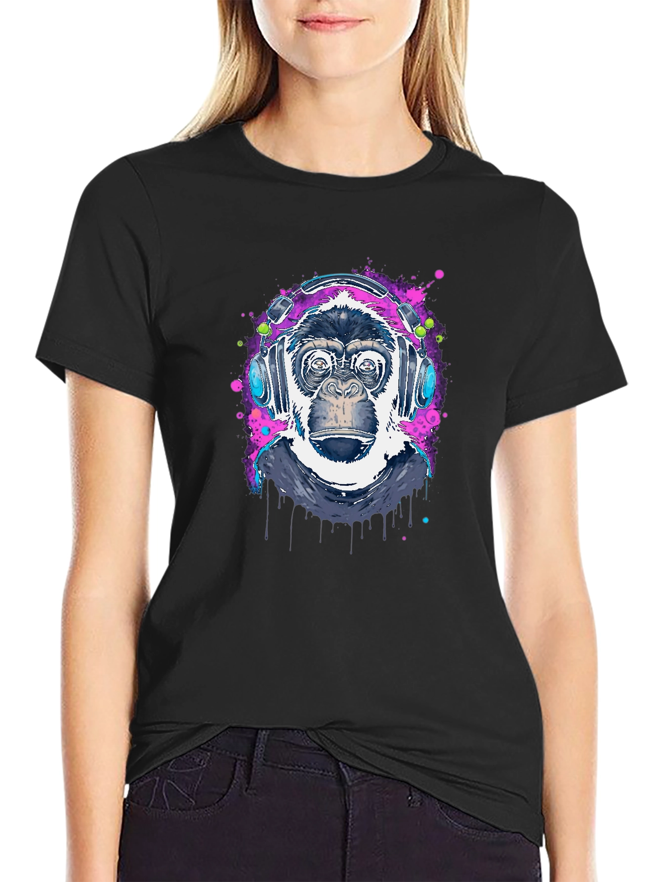 Cool Ape DJ Graphic T-Shirt